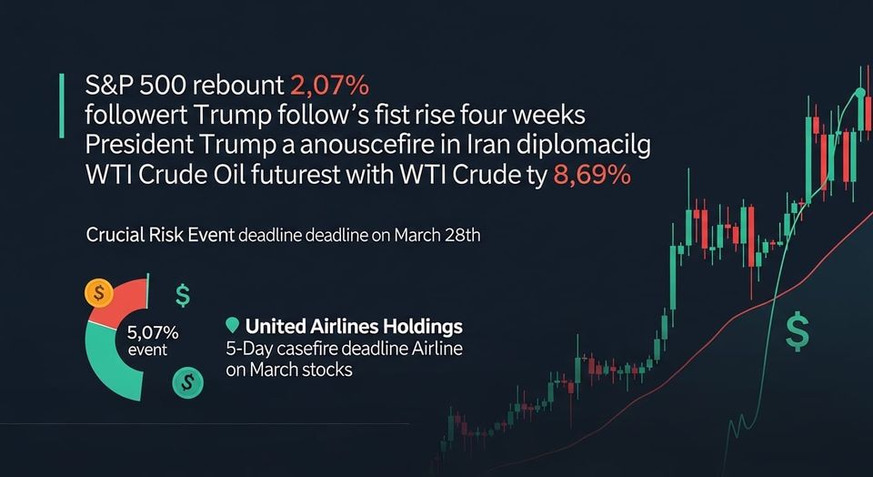 米国株市場レポート 2026年3月24日 — 停戦発表で4週ぶり反発