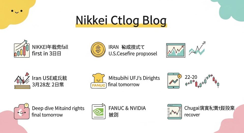 日本株市場レポート 2026年3月26日 — 停戦暗礁・権利前夜