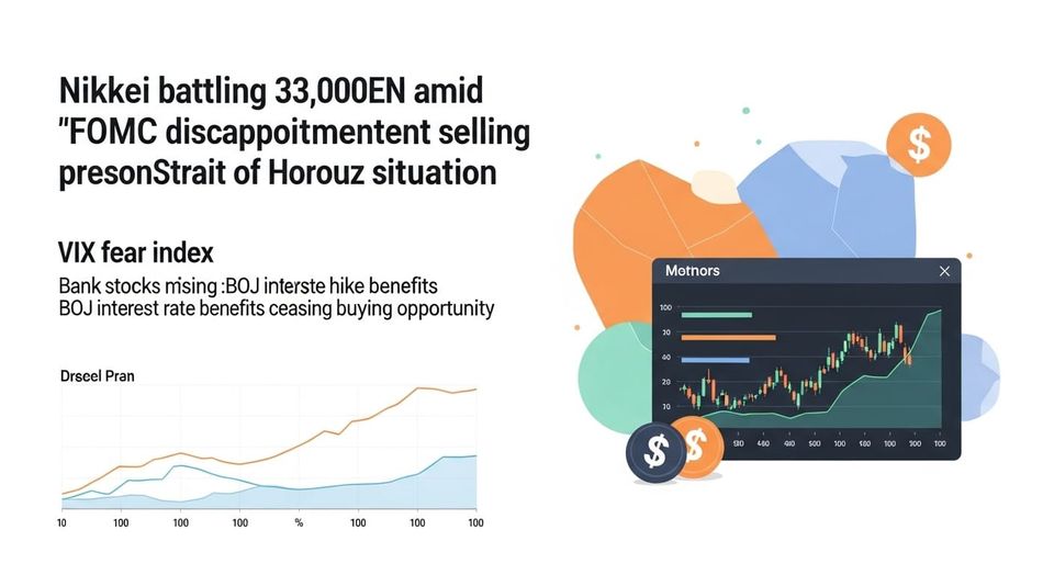 市場分析レポート 2026年3月23日 — 日経53,000円攻防、銀行株浮上