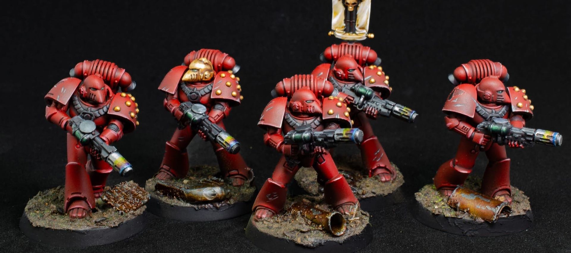 Painting Horus Heresy era Blood Angels