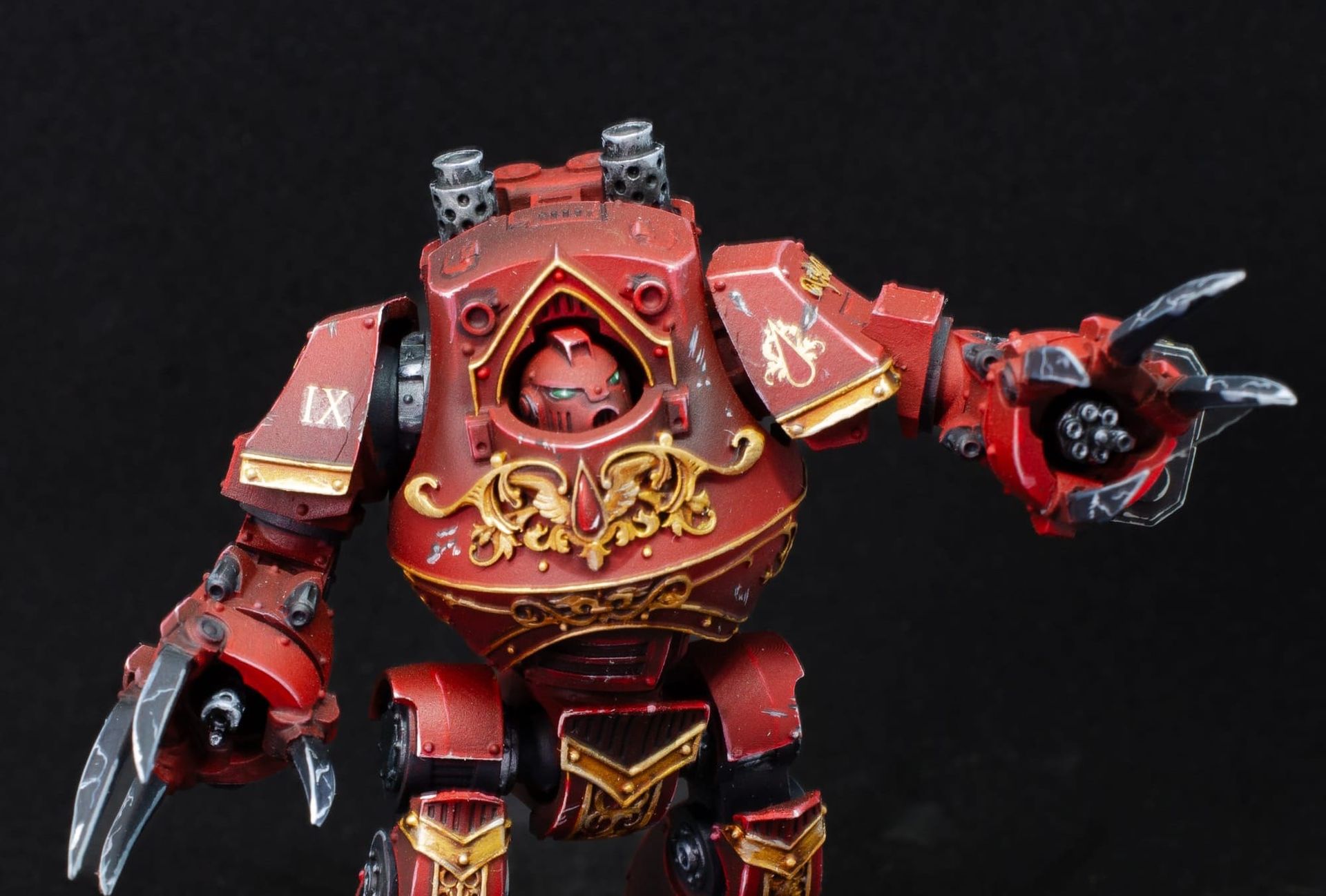 Showcase ++ Horus Heresy:  Blood Angels Dreadnoughts