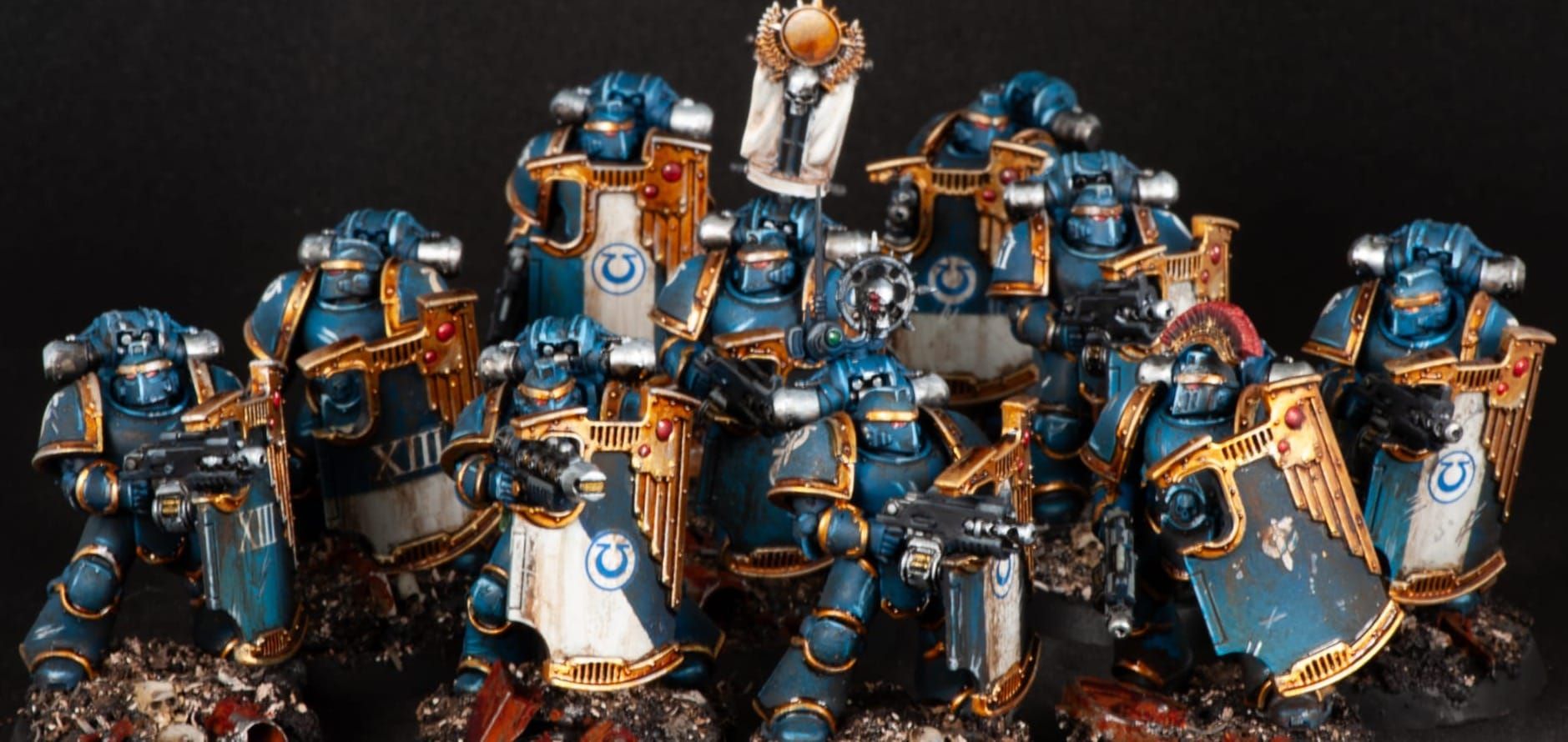 Showcase ++ Horus Heresy: Ultramarines Breacher Squad