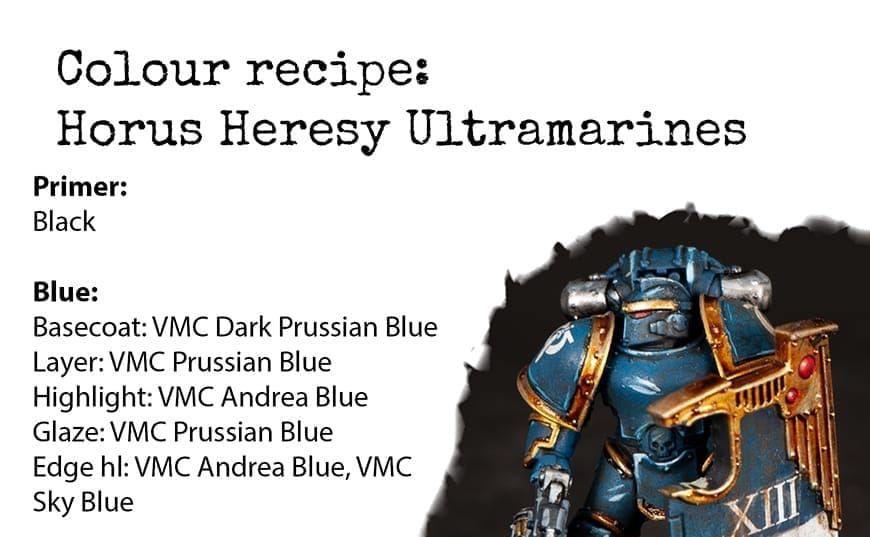 Painting Horus Heresy Ultramarines
