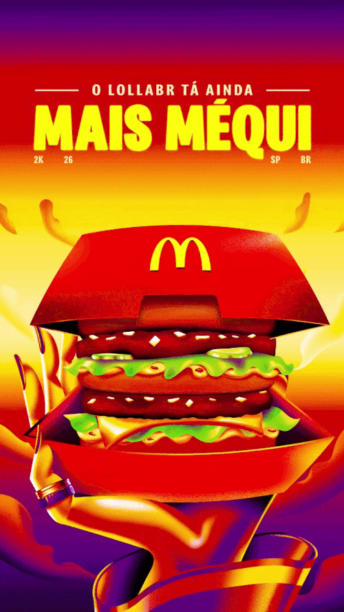 Estúdio Barca for McDonalds x Lollapalooza Brazil