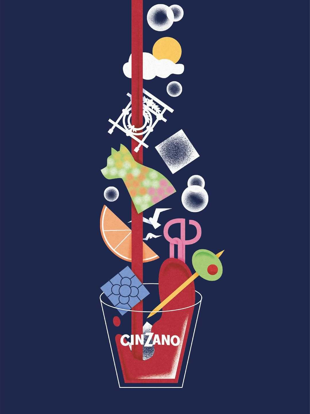Ane Arzelus for Cinzano