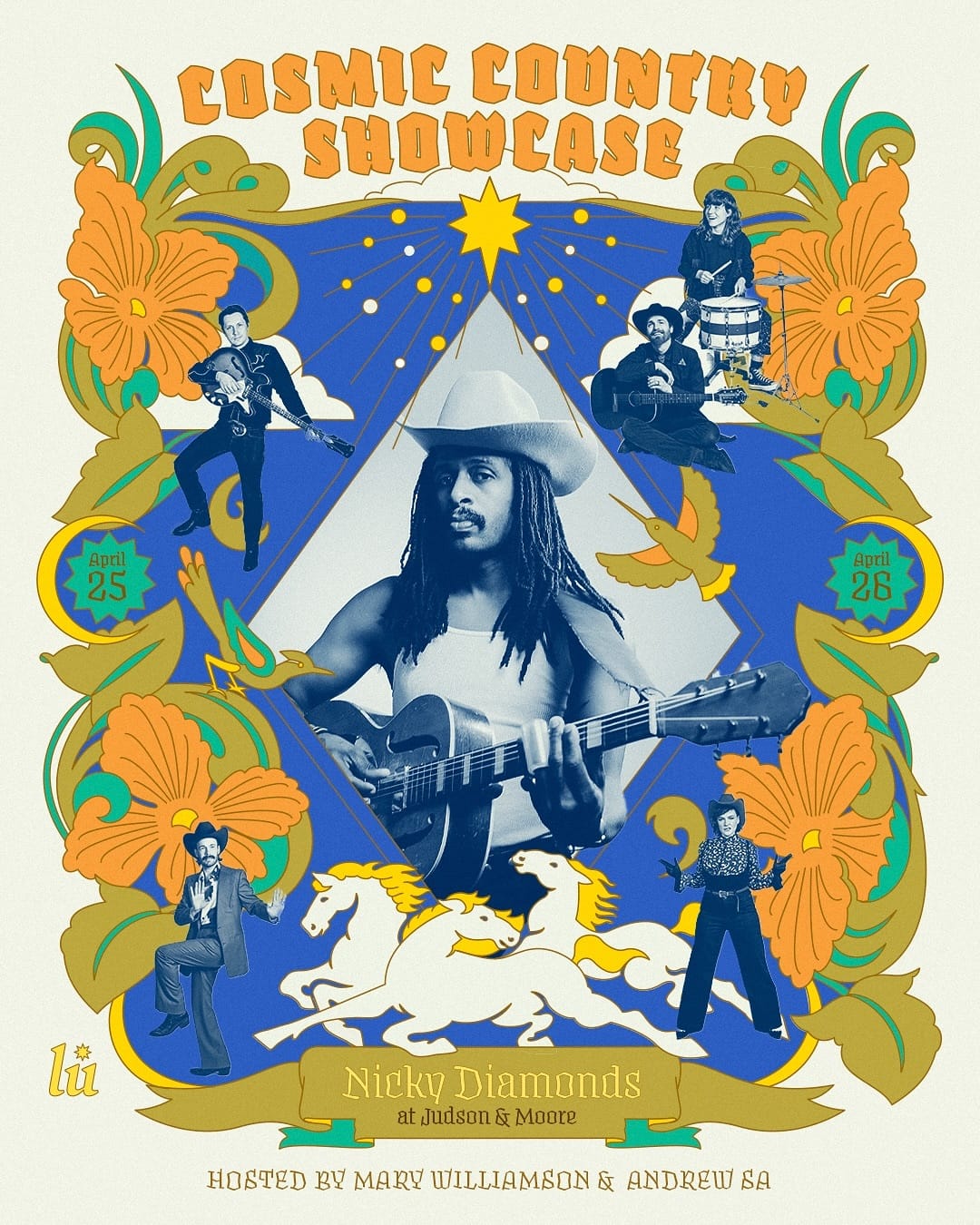 Cocaine Rodeo for Cosmic Country Showcase