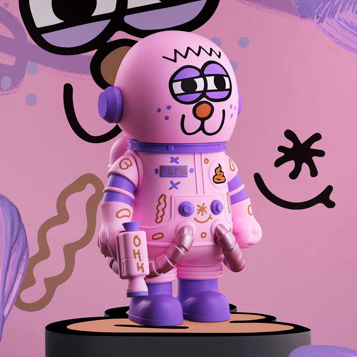 Jon Burgerman for Pop Mart