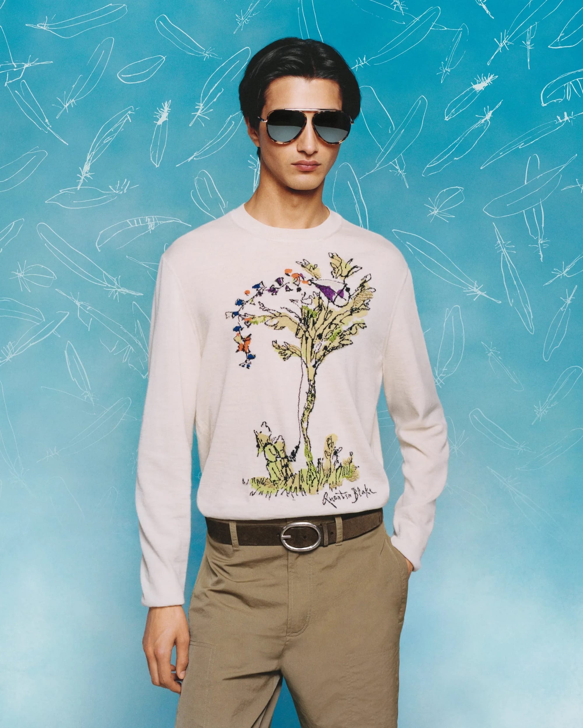 Sir Quentin Blake for Burberry