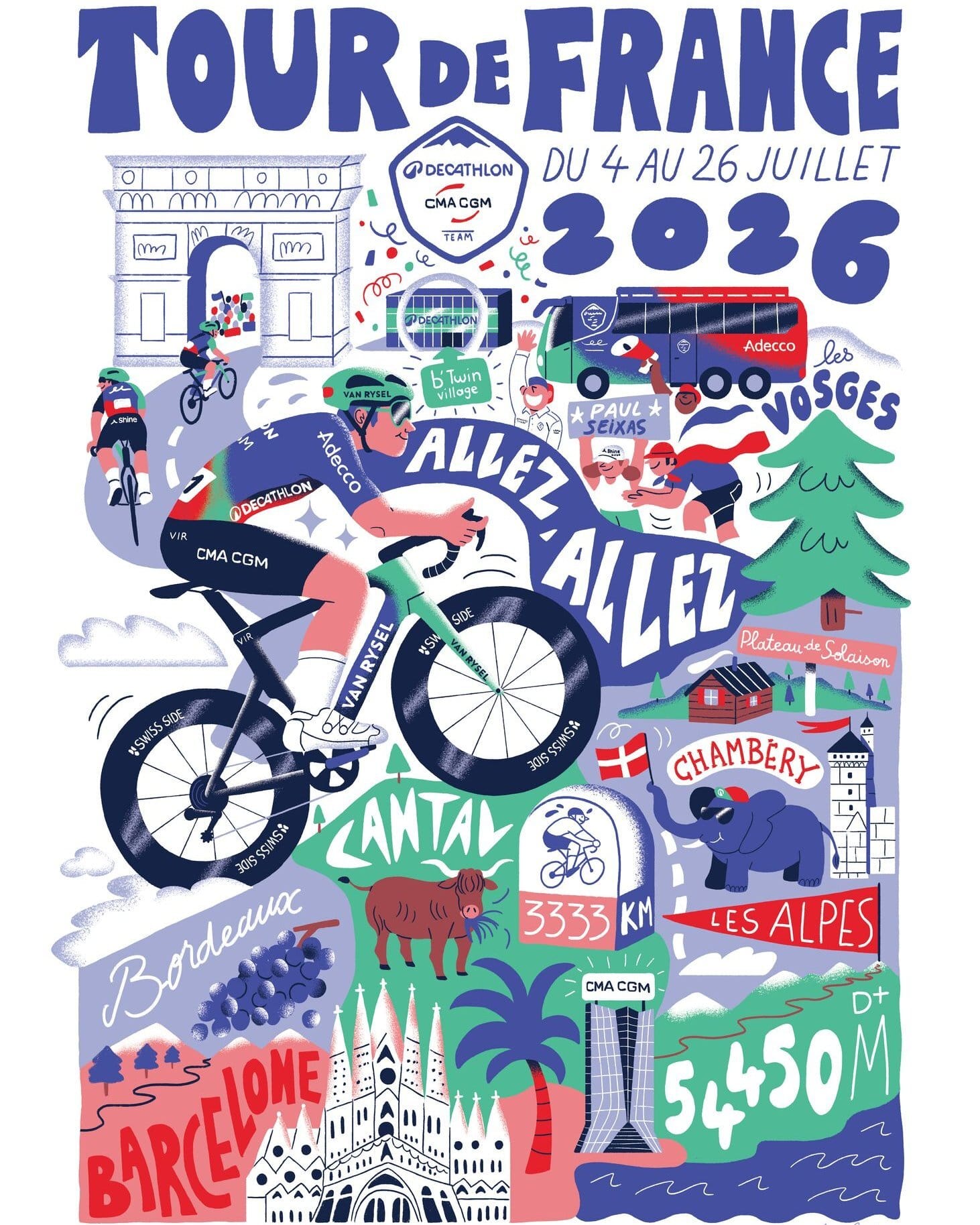 Aurore Carric for Tour de France