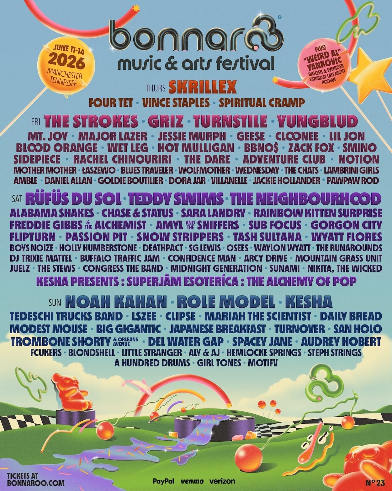 Sandro Rybak for Bonnaroo