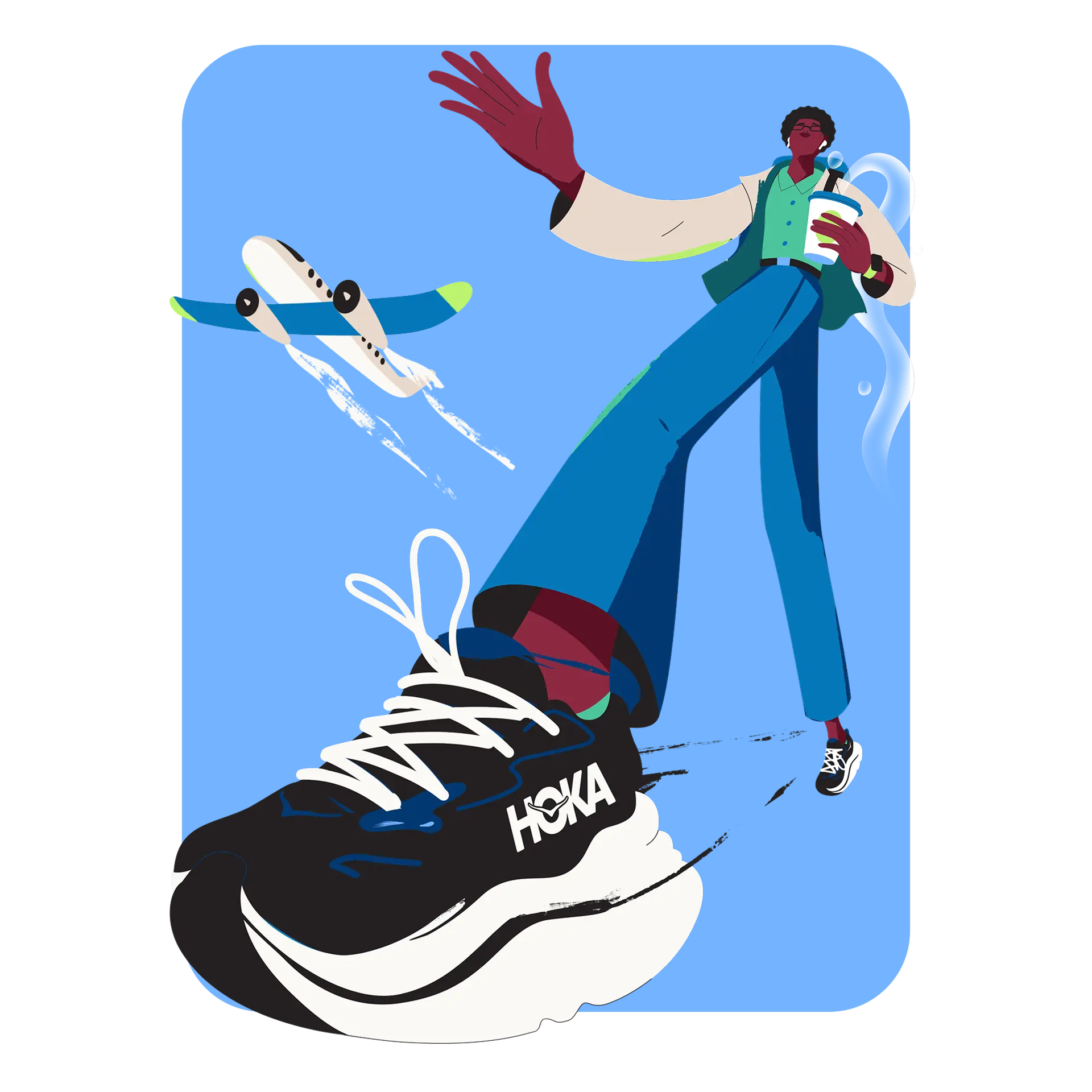 Sören Selleslagh for Morning Brew x HOKA
