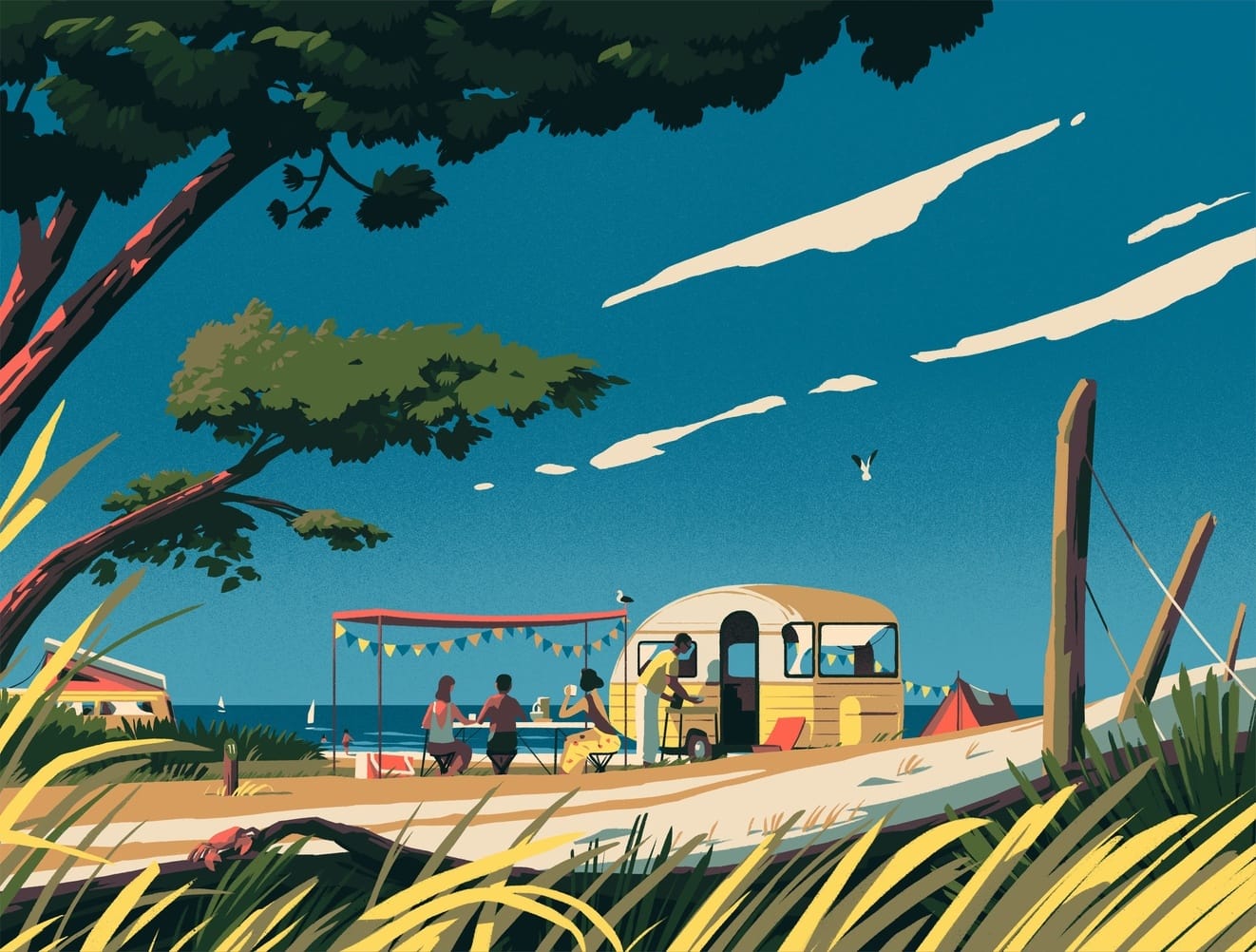 Tom Haugomat for Huttopia Europe