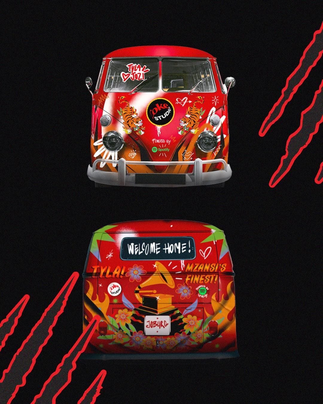 Yay Abe and Zinhle Sithebe for Coke Studio Africa x Spotify
