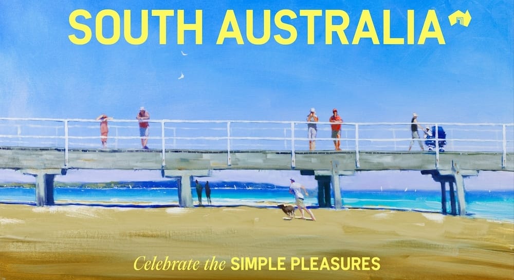 Lise Temple, Cecilia Gunnarsson, James Brown and Mike Barr for South Australian Tourism Commission