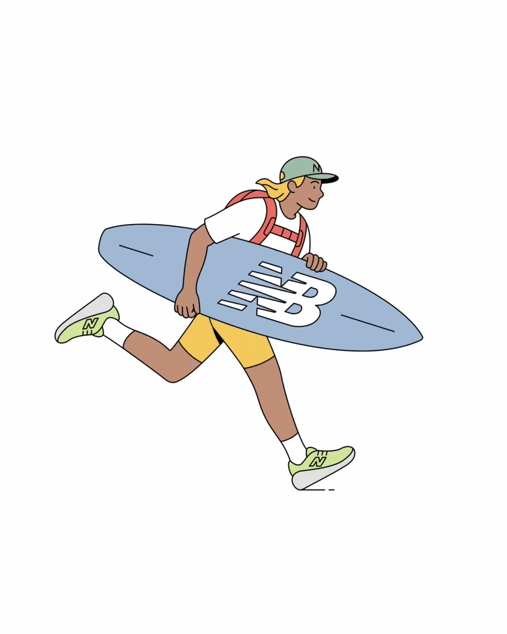 Headbang Studio for New Balance x Surf House Dubai