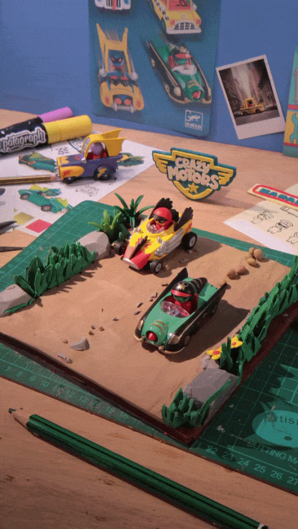 Steve Simpson & Victor Haegelin (Patagraph) for Djeco Toys