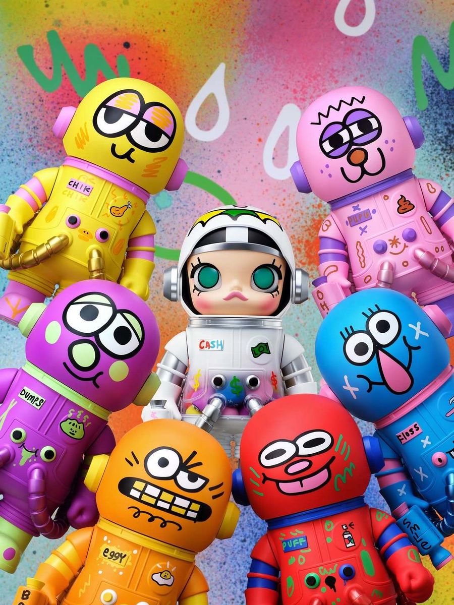 Jon Burgerman for Pop Mart