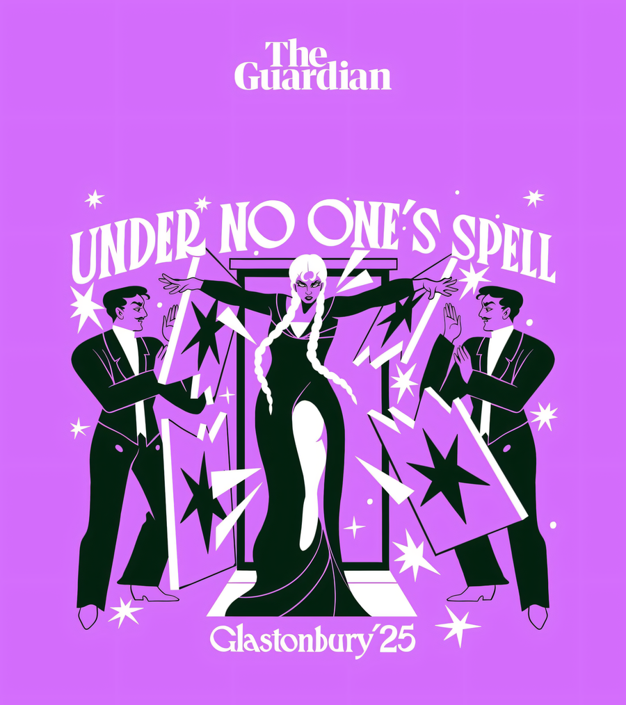Boomranng for The Guardian x Glastonbury Festival