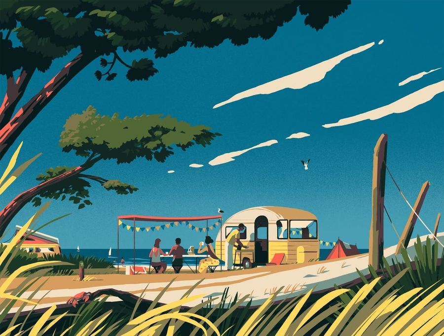 Tom Haugomat for Huttopia Europe