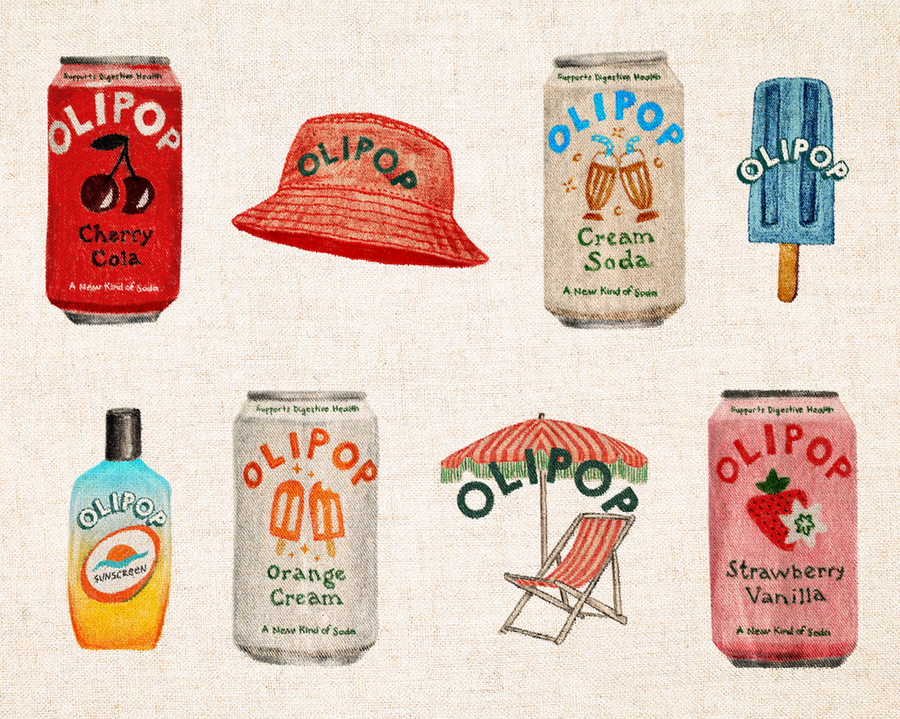 Adrianne Paerels for Olipop