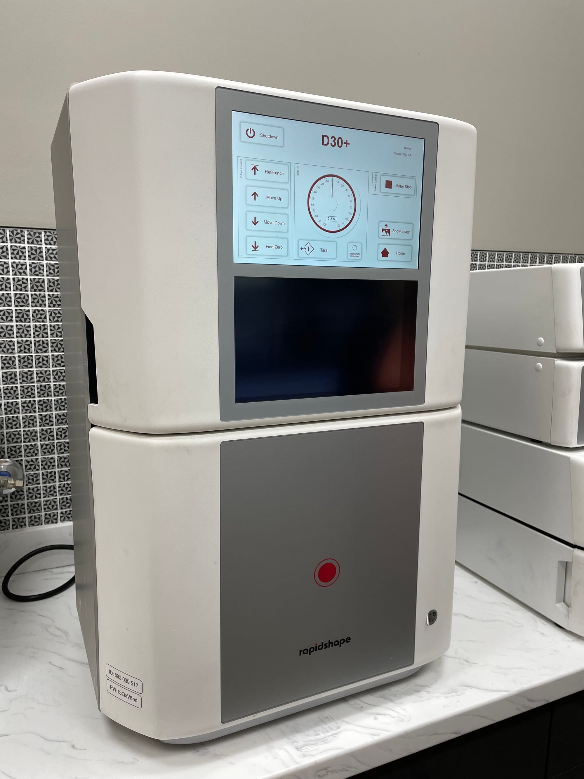 RapidShape 3D printer producing dental models and night guards