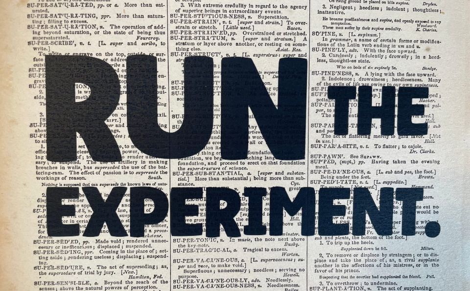 Take the experiment with you.