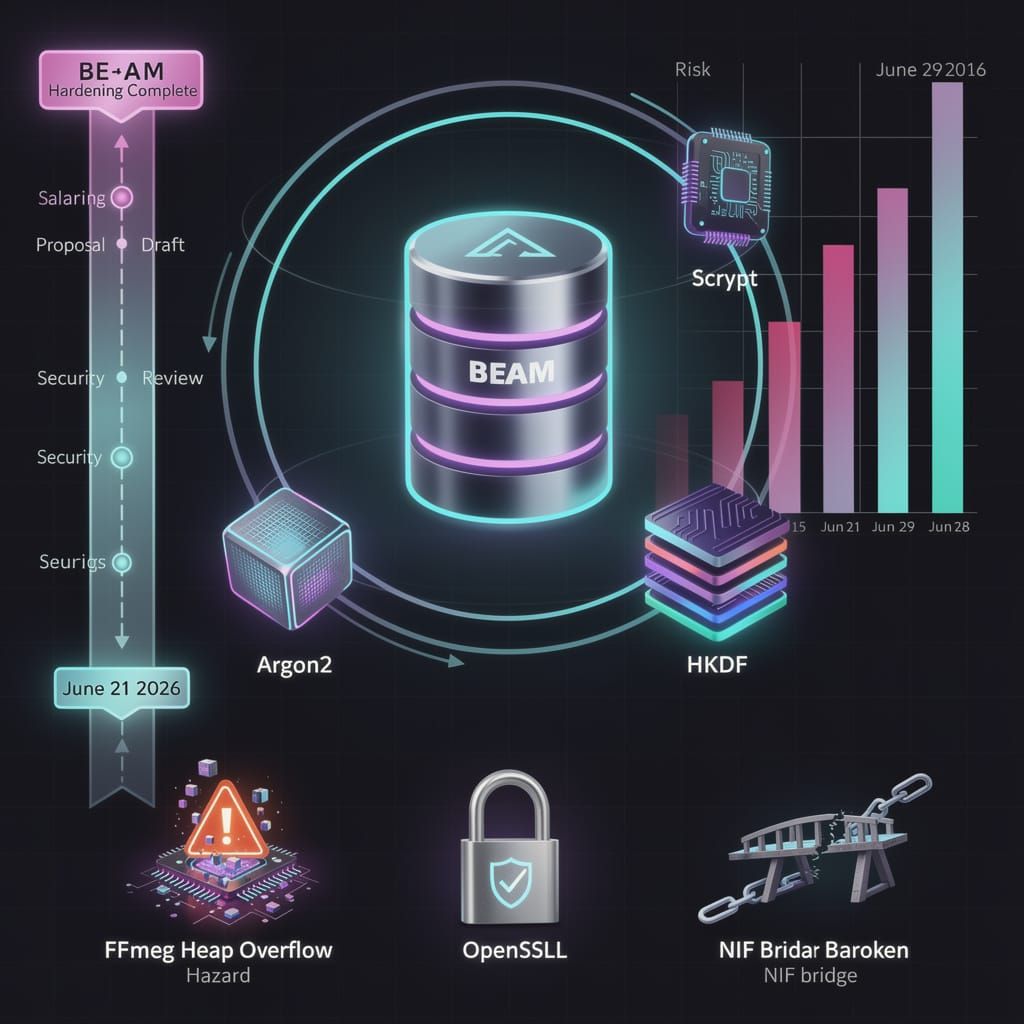 BEAM Crypto Drops OpenSSL for Native Modern KDFs—Finally