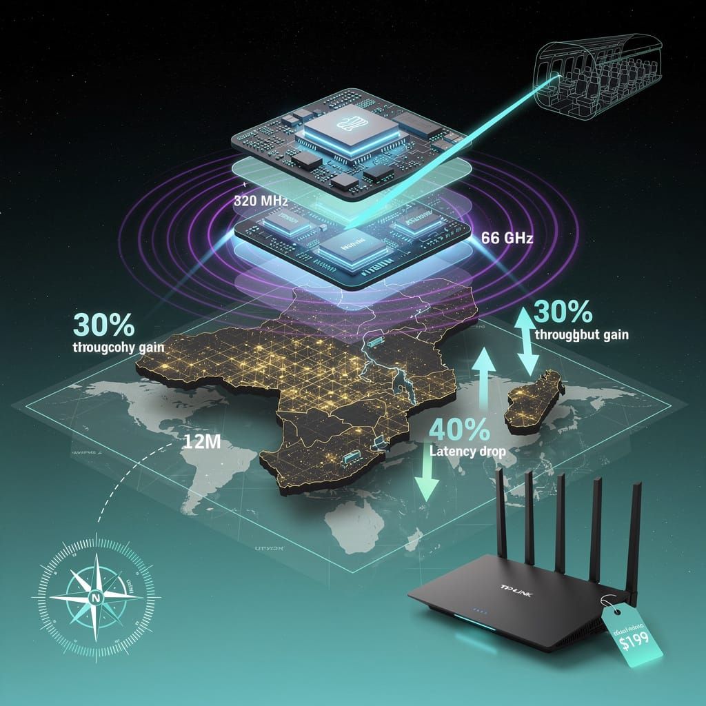 30% Throughput, 40% Latency Cut: Wi‑Fi 8 Arrives With 6GHz Spectrum and AI-Native Silicon