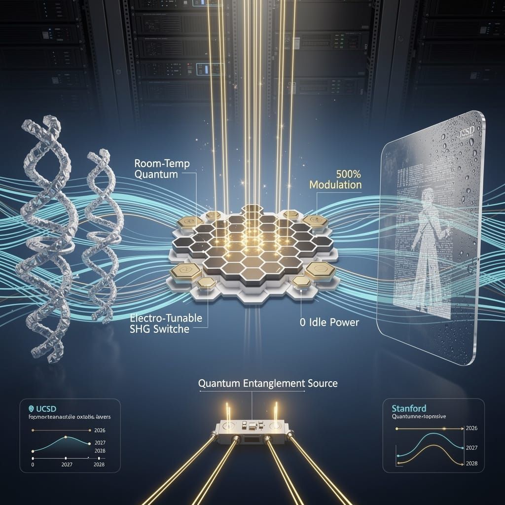 ⚡ 500% Light Modulation: Valleytronics & Photonic Chips Rewrite Computing Rules