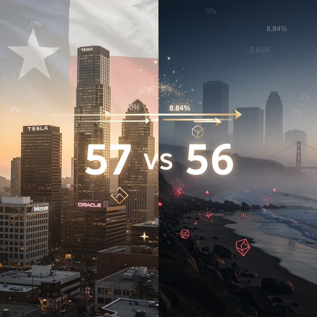 Texas Tops California in Fortune 500—What It Means for Your Startup