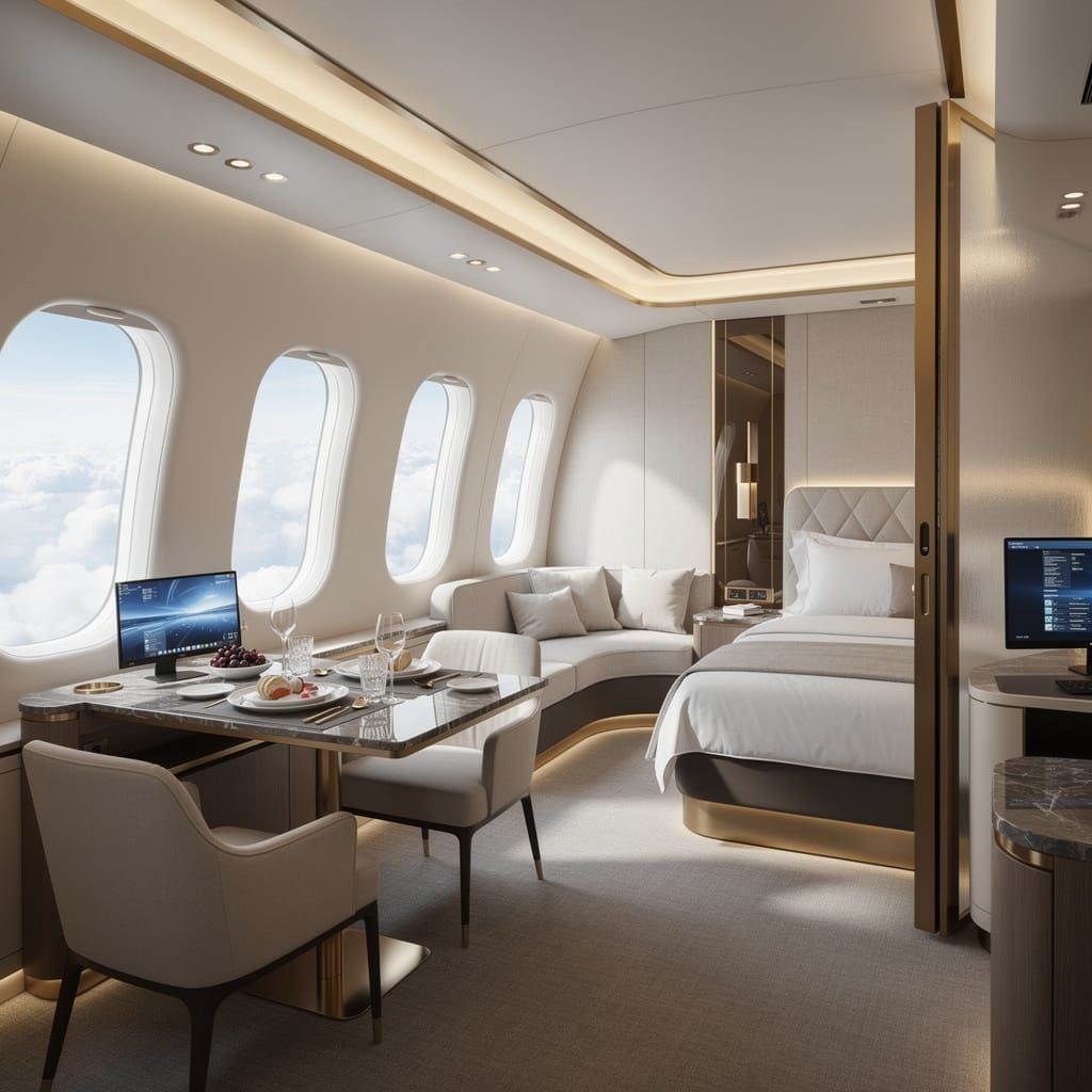 $40K Suite, Zero Seats: Airbus' Master Cabin Replaces 16 Economy Fares