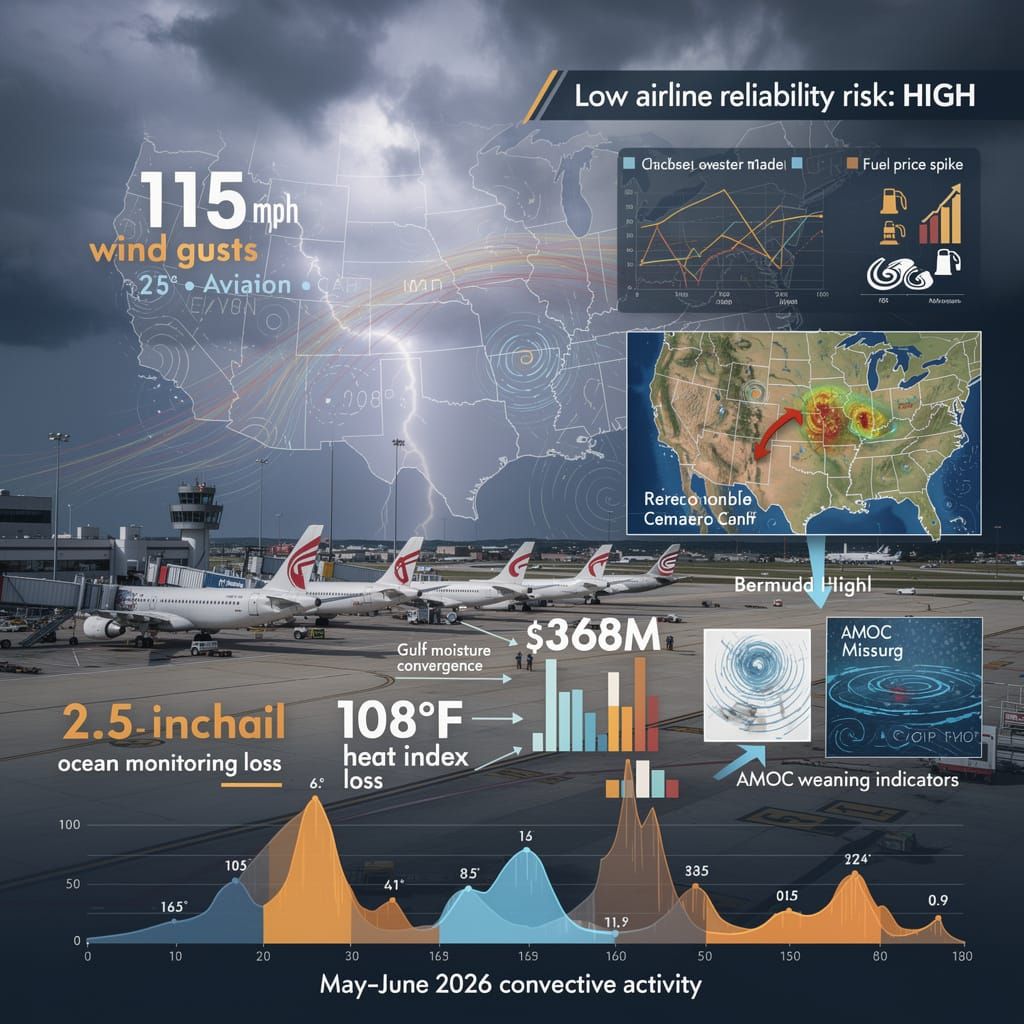 1,000+ Aircraft Grounded: U.S. Aviation Face Systemic Risk Amid Weather Volatility