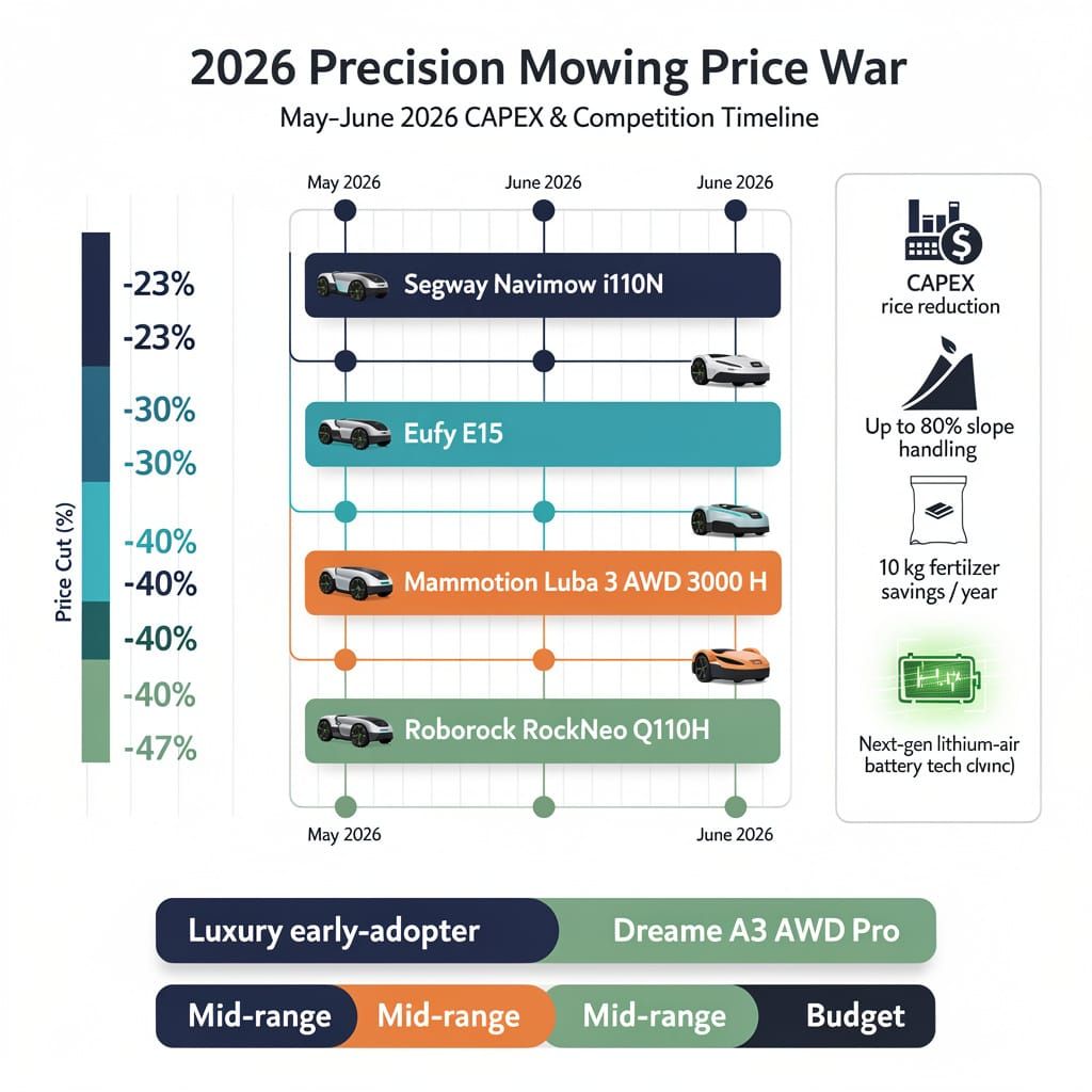 47% Price Drop: Robotic Lawnmowers Hit Mass Market in 2026