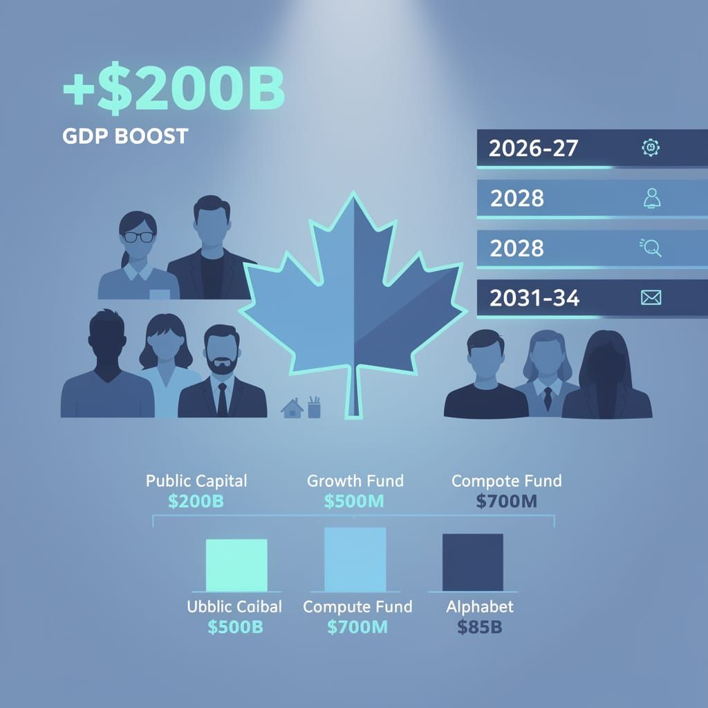 $200B GDP Target: Canada's AI Strategy vs. US Tech Giants