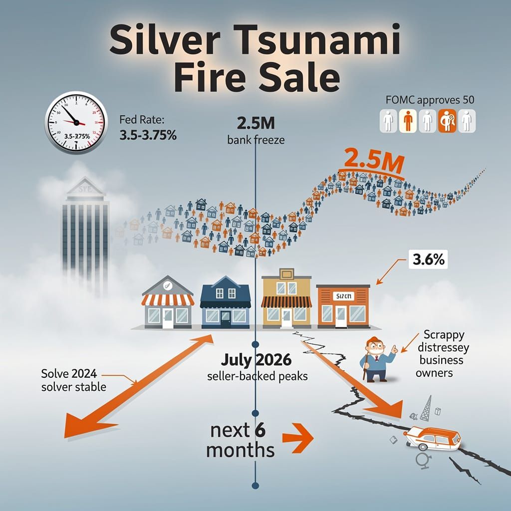 2.5 Million Retiring Owners: Small-Business Fire Sale Hits US Market Amid Lending Freeze