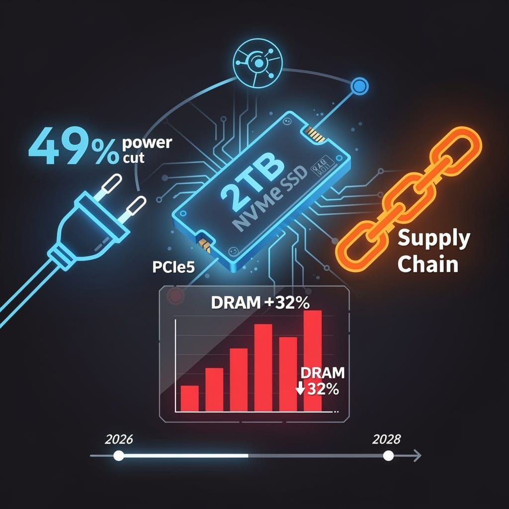 49% Power Drop vs. 2028 Memory Shortage: Samsung's PCIe 5.0 Storage Mirage in HPC