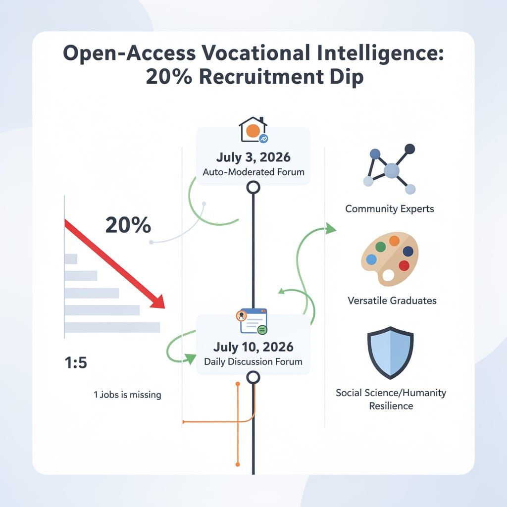 20% Recruitment Decline: Open-Access Vocational Intelligence Disrupts Traditional Hiring in Global Job Market