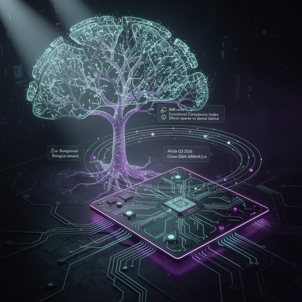 86 Billion Neurons vs. Silicon: Biological Complexity Sparks Hardware Efficiency Crisis