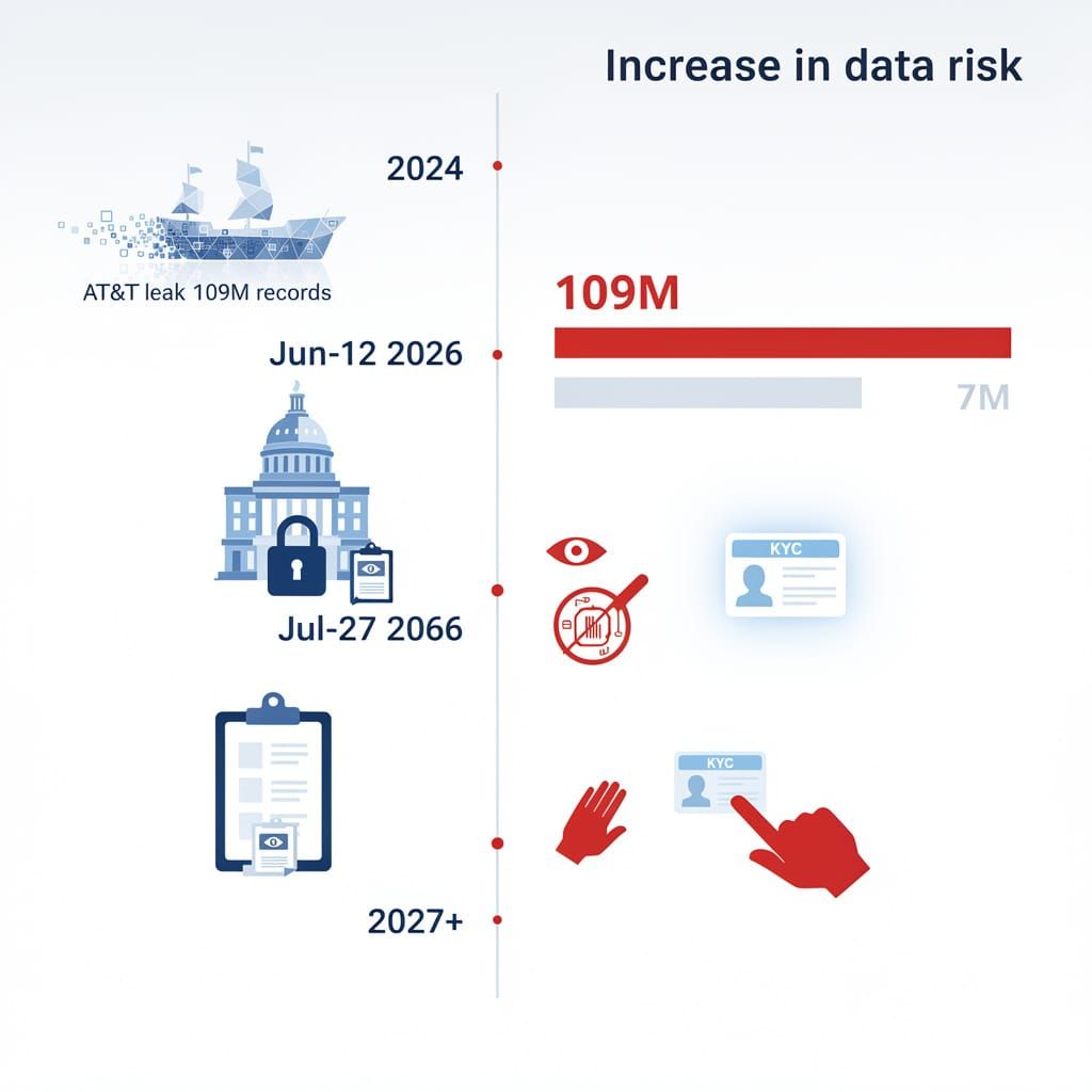 109M Records Leaked: FCC Proposes Mandatory KYC ID Storage in US