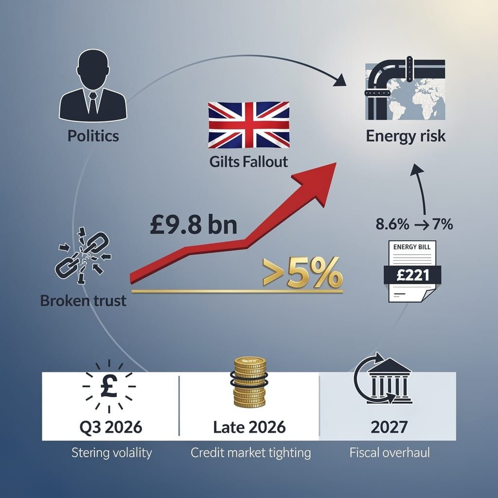 £9.8B Gilt Sell-Off: UK Fiscal Instability Risks Systemic Collapse