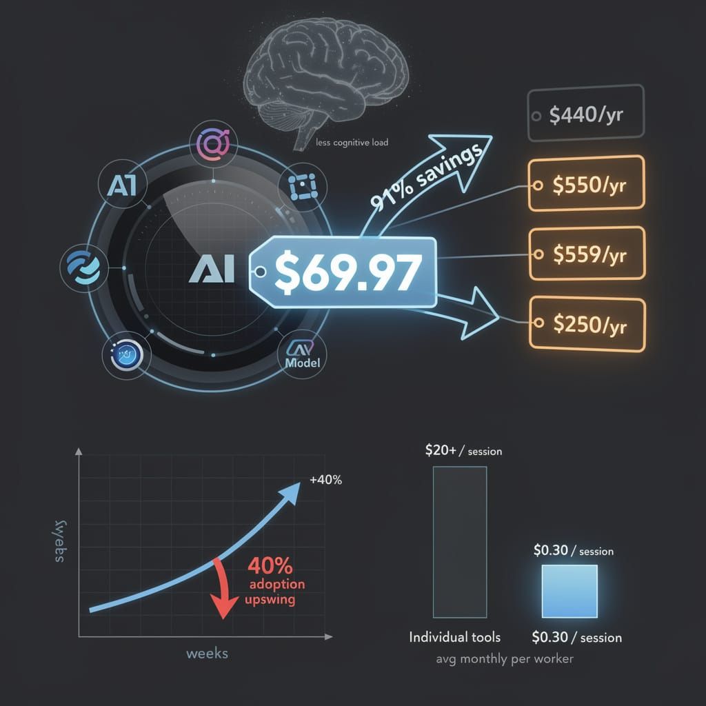 91% Cost Slash: $69.97 Lifetime AI Bundle Overtakes $540/yr Vendor Lock-In