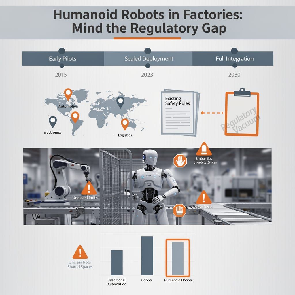 Humanoid Robots Hit Factory Floors — Safety Regulators Haven't Arrived