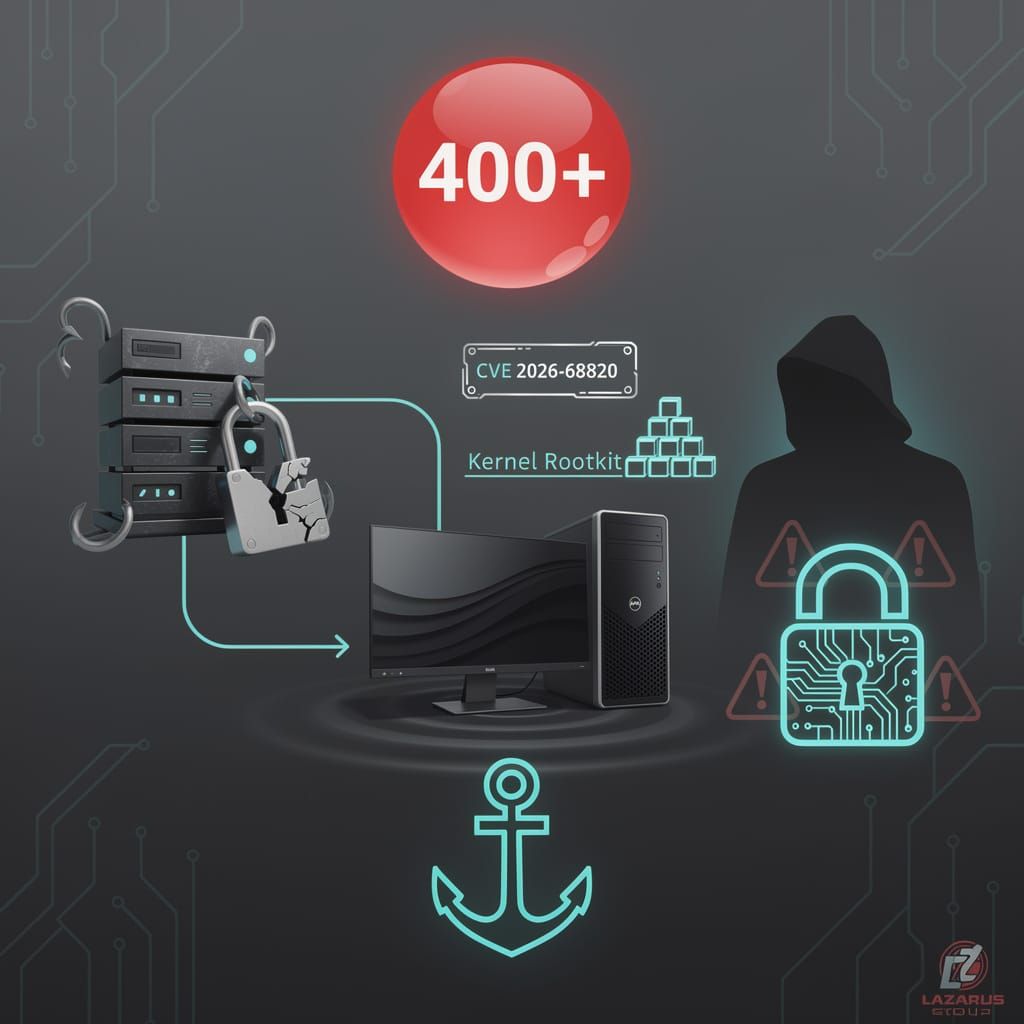 400+ Patches, One Kill Chain: Lazarus Owned Your DNS Before You Hit Restart