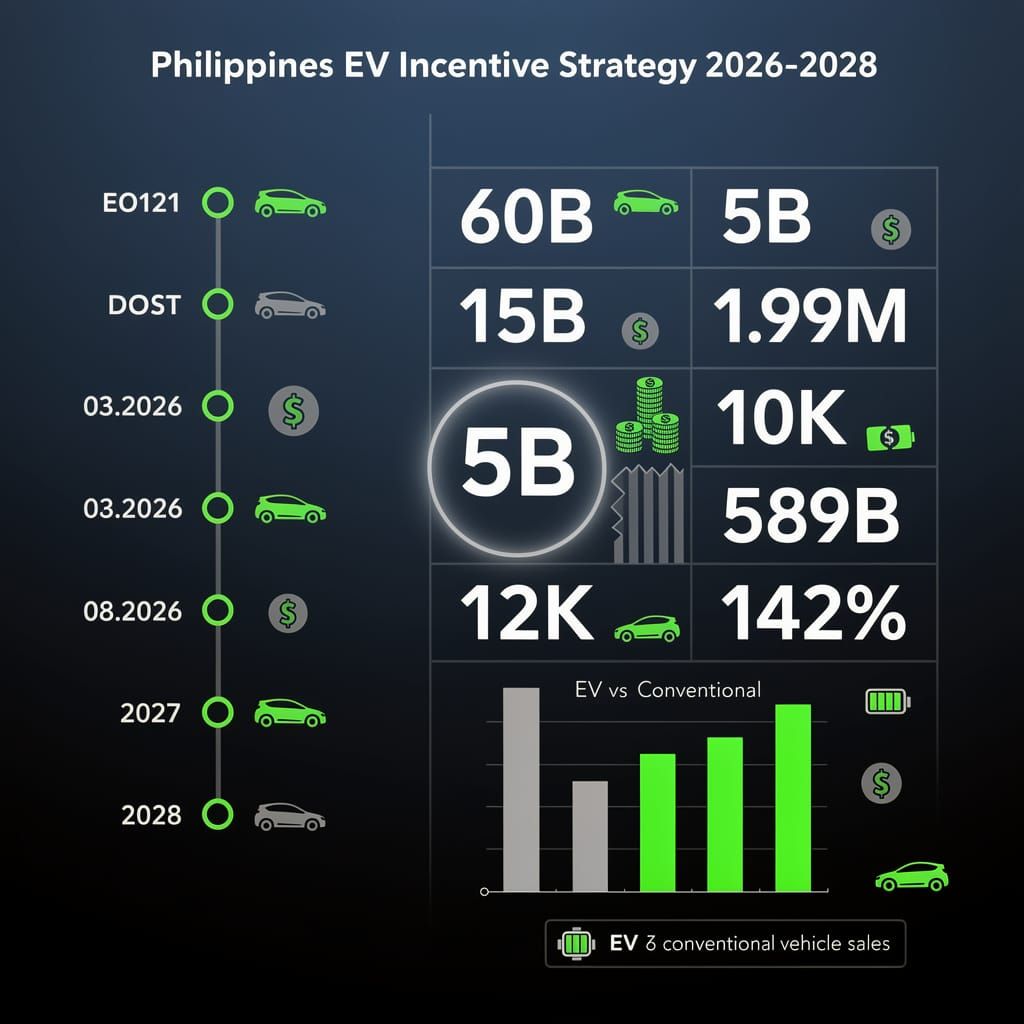 ₱60B EVIS vs. ₱1.99M Grant: The Philippine EV Math Doesn't Add Up