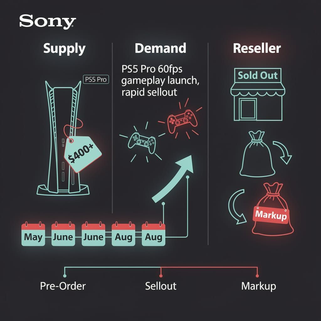 PS5 Pro Sells Out in 3 Hours — Scalpers Pocket $400+ Markup as Sony Leaves Revenue on the Table