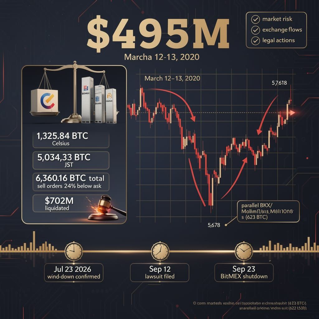 💸⚖️ Celsius Estate Sues BitMEX for $495 Million in 2020 Liquidations