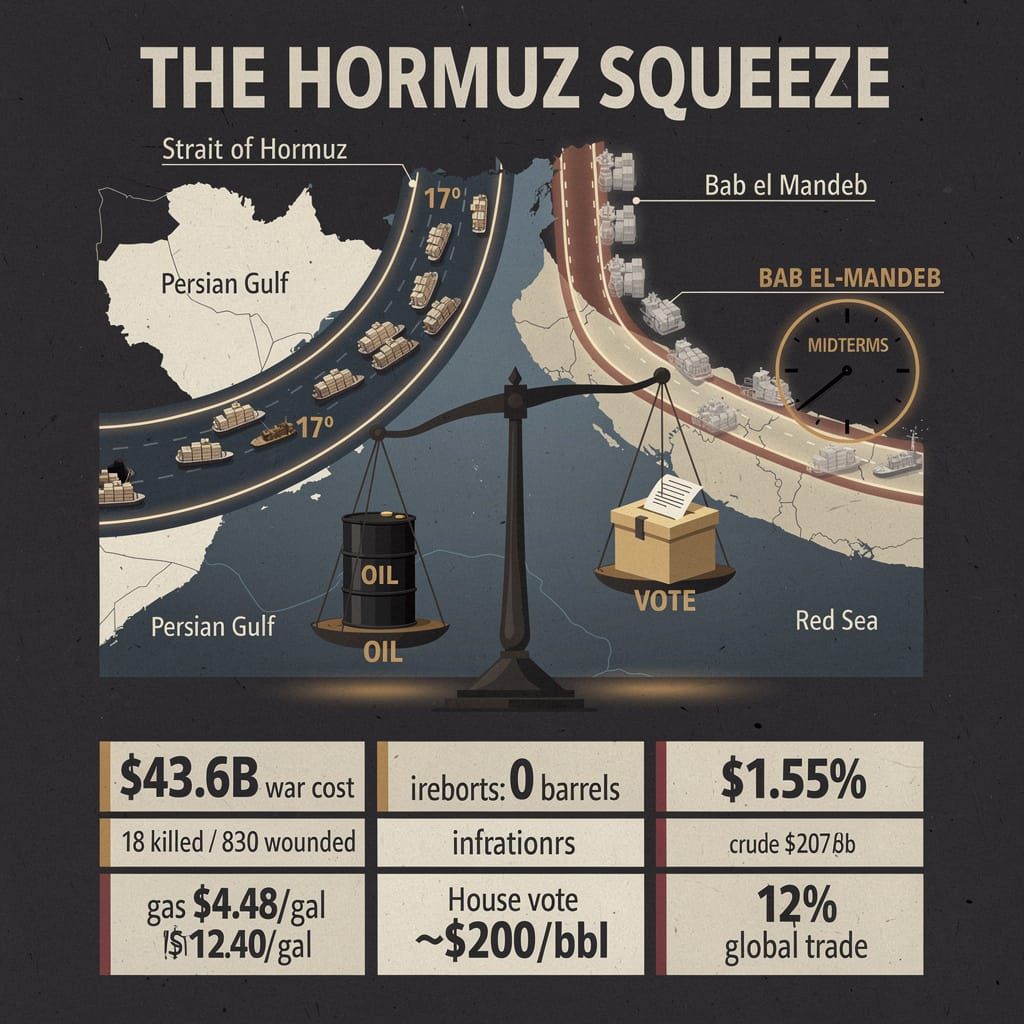 Iran's crude hits zero as 17 ships cross Hormuz
