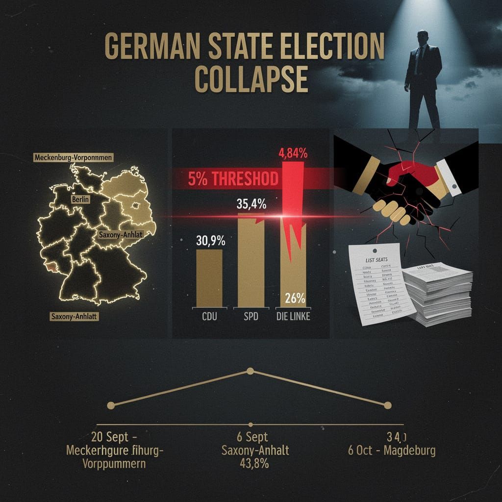 Germany's Coalition Faces Existential Strain After State Election Wipeouts