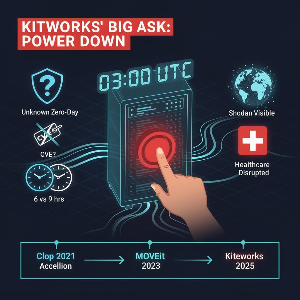 Kiteworks' mystery zero-day prompts global MFT server shutdown