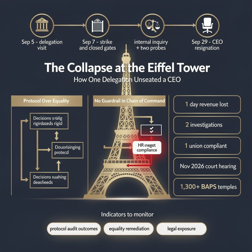 Eiffel Tower CEO steps down after gender-exclusion order
